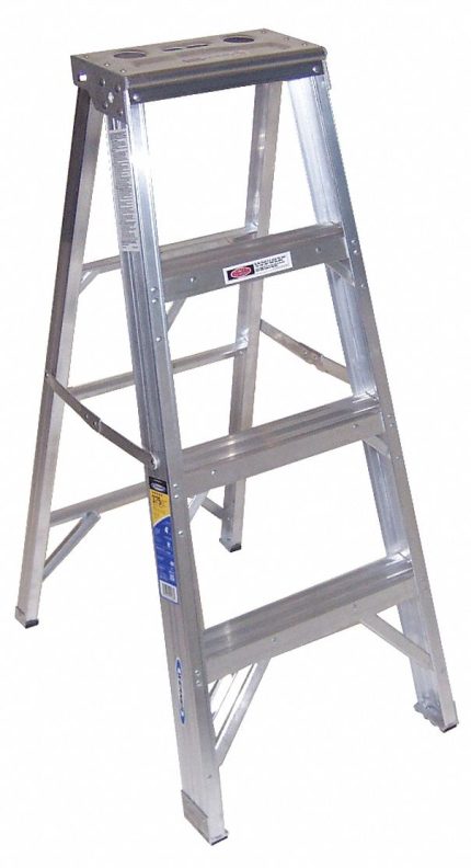 Lightweight Aluminum A-Frame Stepladders