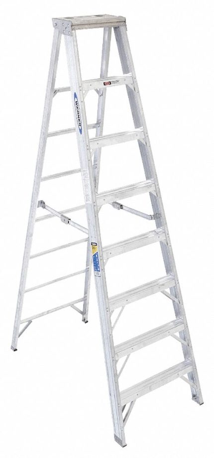 Lightweight Aluminum A-Frame Stepladders