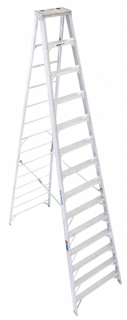Lightweight Aluminum A-Frame Stepladders