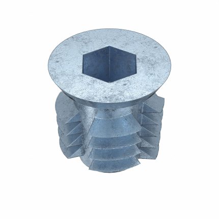 Flanged Socket Drive Inserts for Softwoods