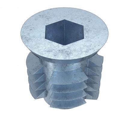 Flanged Socket Drive Inserts for Softwoods