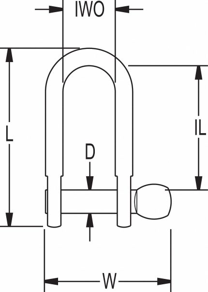 Corrosion-Resistant Chain Shackles for Lifting