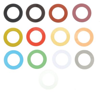 Color-Coded Arbor Shim Assortments