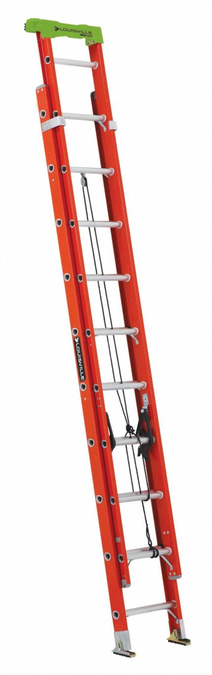 Non-Conductive Fiberglass Extension Ladders