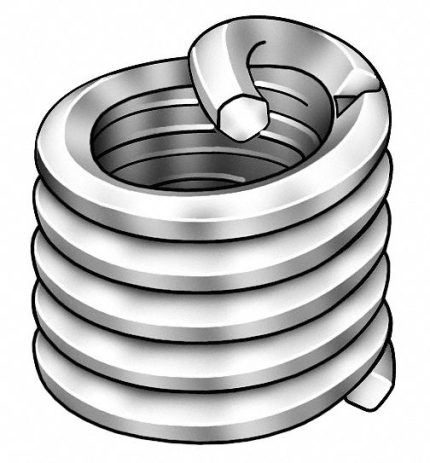 Screw-Locking Tanged Helical Inserts