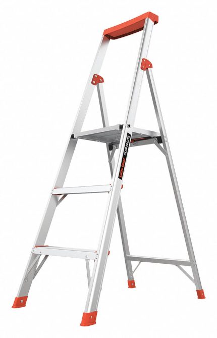 Lightweight Aluminum Platform Stepladders