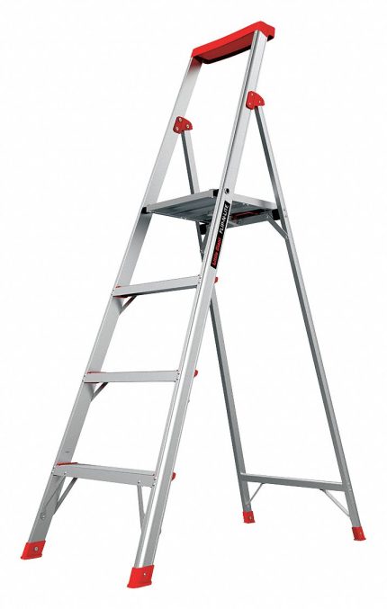Lightweight Aluminum Platform Stepladders
