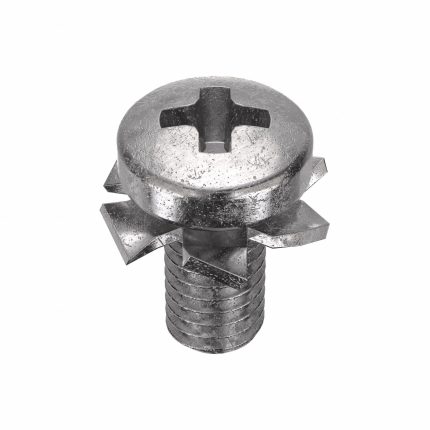 Machine Screws with External Tooth Lock Washers