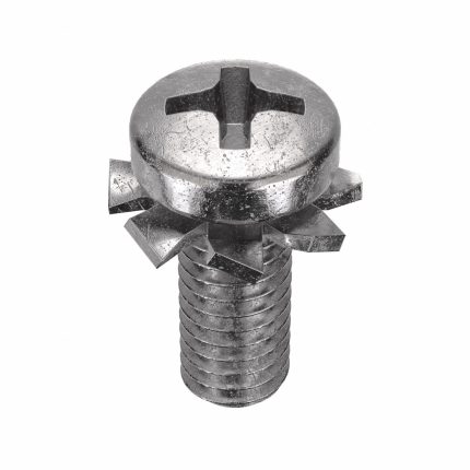 Machine Screws with External Tooth Lock Washers