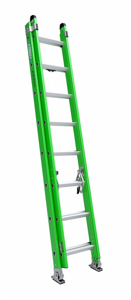 Non-Conductive Fiberglass Extension Ladders