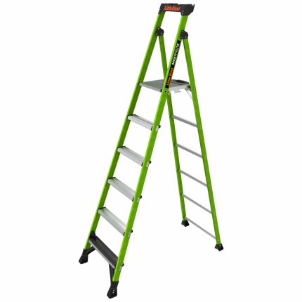 Non-Conductive Fiberglass Platform Stepladders