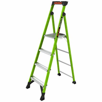Non-Conductive Fiberglass Platform Stepladders