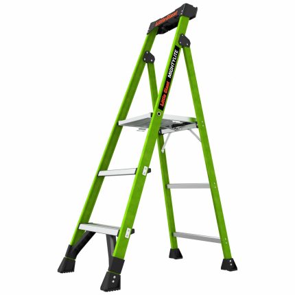 Non-Conductive Fiberglass Platform Stepladders
