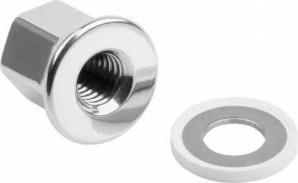 Hygienic USIT Standard Crown Cap Nuts with Sealing Washers