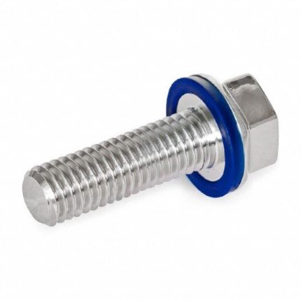 Low-Profile Hygienic Hex Head Screws with Sealing Washer
