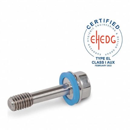 Narrow-Shaft Hygienic Hex Head Screws with Sealing Washer