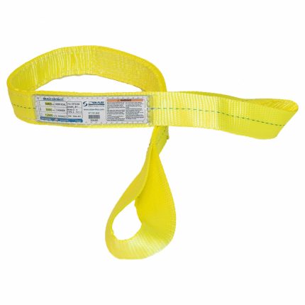 High-Visibility Polyester Twisted-Eye Web Slings
