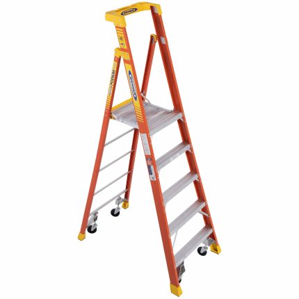 Rolling Podium Stepladders