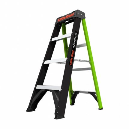 Non-Conductive Fiberglass A-Frame Stepladders