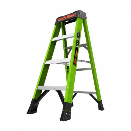 Non-Conductive Fiberglass A-Frame Stepladders