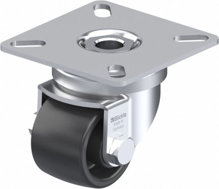 Light-Duty Metric Plate Casters