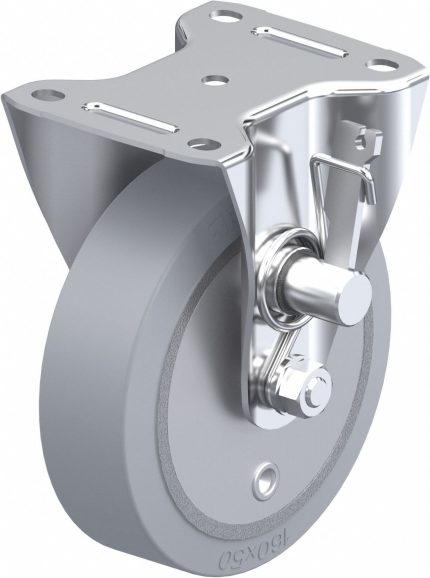 Cable-Actuated Heavy-Duty Plate Casters
