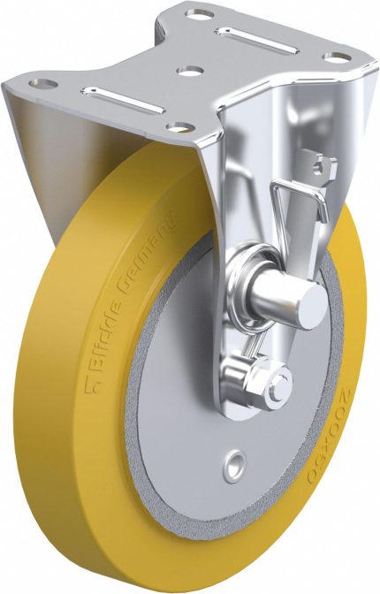 Cable-Actuated Heavy-Duty Plate Casters